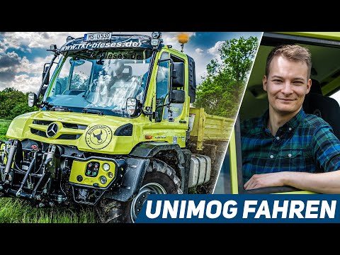 Ich fahre einen MERCEDES-BENZ UNIMOG: Power und durchdrehende Reifen - einen Tag Offroad unterwegs.