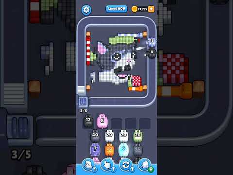 Pixel Flow Level 609 Walkthrough