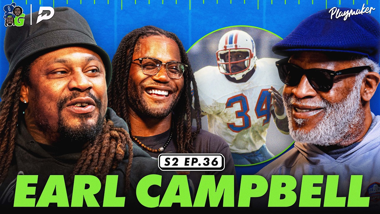 Marshawn Lynch and Earl Campbell on Texas Roots, Jim Brown & Old School RB Mentality