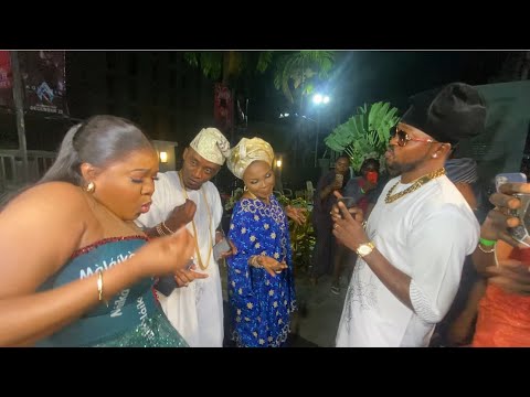 TOYIN ABRHAM & HER HUSBAND IN DANCE COMPETITION AT “MALAIKA” MOVIE PREMIERE
