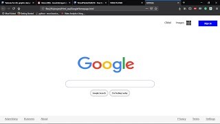 Designing Google HomePage using HTML and CSS