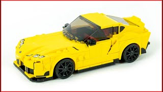 LEGO Speed Champions 76901 Toyota GR Supra Speed Build for Collectors - Brick Builder