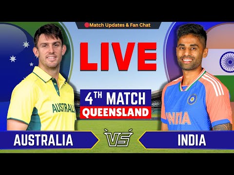 INDIA vs AUSTRALIA, 4th T20 Match | Live Score & Updates | IND vs AUS | Live Cricket Match Today