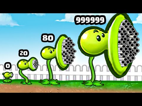 Growing a PEASHOOTER to MAX POWER