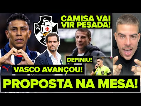 1º REFORÇO PARA 2025? VASCO VAI PRA CIMA DE JOIA COLOMBIANA! OFERTA NA MESA! NOVO PATROCÍNIO MASTER!