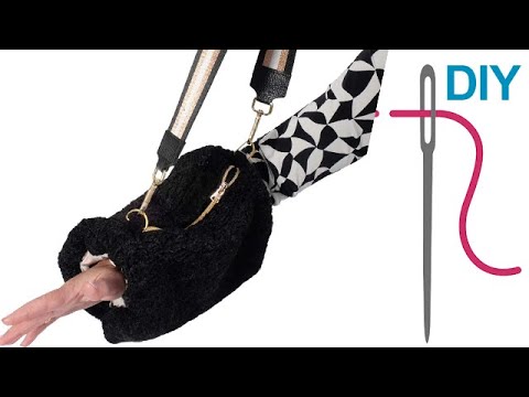 DIY Tasche / Muff nähen, Nähen für Fortgeschrittene, Handwärmer nähen
