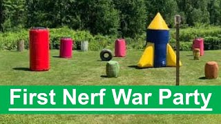 First Nerf War Party