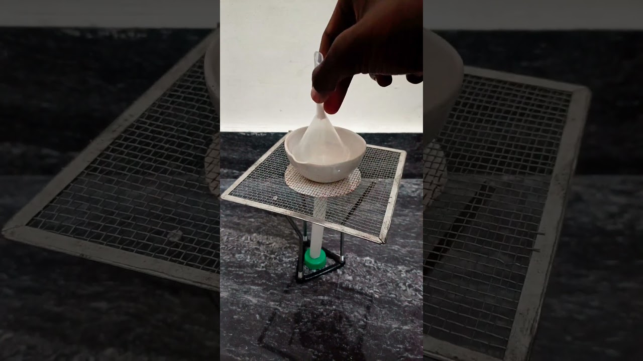 SUBLIMATION OF CAMPHOR|method of separation|science experiment#actionscience#scienceexperiment