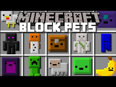 Minecraft BLOCK PETS MOD / FIGHT OFF THE ZOMBIE APOCALYPSE WITH PETS!! Minecraft