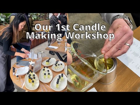 BTS SMALL BUSINESS OWNER || our first candle making workshop