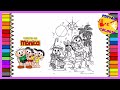 Como Colorir TURMA DA MÔNICA No Nascimento De JESUS Natal
