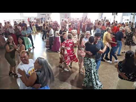 Quarta feira de muita dança nos idosos de Rio Bonito do Iguaçu no Paraná(com marcos e margarida)