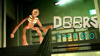 DOORS HOTEL+ UPDATE Solo Full Walkthrough (No commentary) [ROBLOX] / ロブロックス ドアーズ 1～100クリア