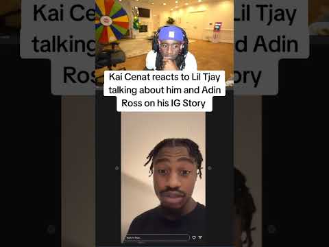 Kai Cenat reacts to Lil Tjay talking about him and Adin on his IG Story💔😱