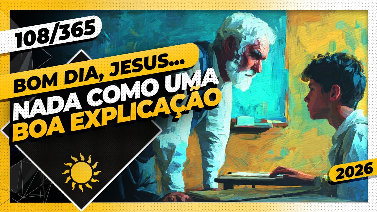 NADA COMO UMA BOA EXPLICAÇÃO - Bom dia, Jesus! 108/365 (2026)