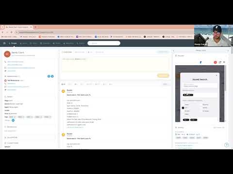 Setting up saved searches through Ruuster, in FUB!