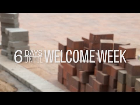 6 Days Until Welcome Week!