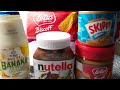 Asmr Lotus Biscoff With Nutellah Lotus Biscoff Spread Skippy And Milk Banana Mujigae