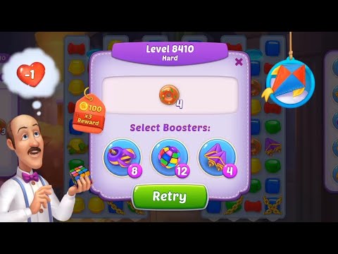 homescapes level 8410 | homescapes hard level