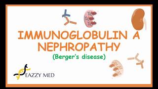 Immuniglobulin A Nephropathy (Berger's disease) causes,pathophysiology,dx and treatment