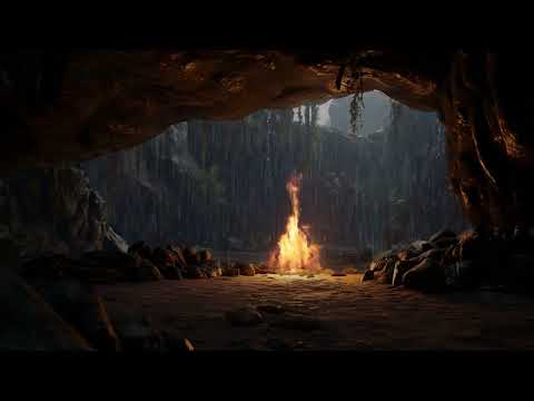 Echoes of Rain in the Cave| Serene Soundscape for Stress Reduction and Fatigue Relief