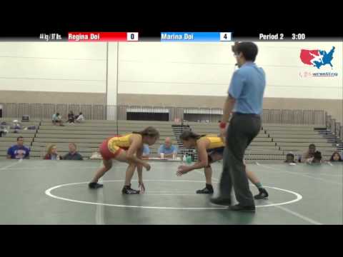 FILA Junior 44 kg / 97 lbs. - Regina Doi vs. Marina Doi