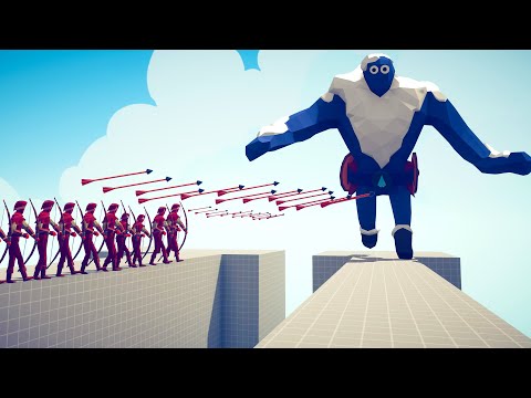 WHO CAN SURVIVE 10x ARCHER vs EVERY FACTION - Totally Accurate Battle Simulator TABS