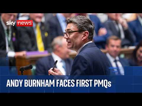 Andy Burnham faces Prime Minister's Questions
