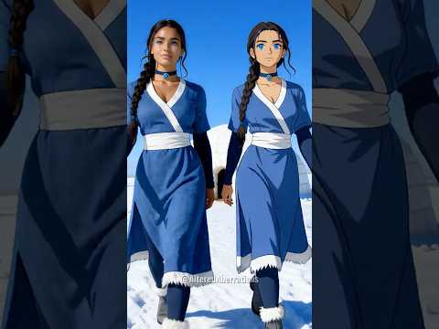 Avatar The Last Airbender: Anime vs Real Life 🌊🔥🌋💨 (Katara, Azula, Toph, & More)