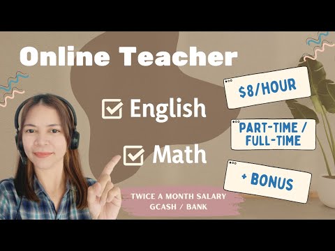 EARN $8/HR TEACH ENGLISH, MATH ONLINE | ESL JOB | HIRING HOMEBASED ESL TEACHERS | WFH