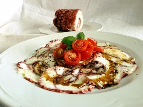 Carpaccio di Polpo - Chef Stefano Barbato