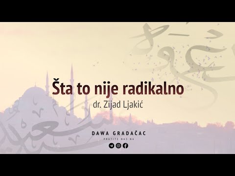 ŠTA TO NIJE RADIKALNO - dr. Zijad Ljakić