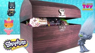 Simons Blind Bag Treasure Chest #35 Unboxing Trolls Shopkins Ooshies | PSToyReviews