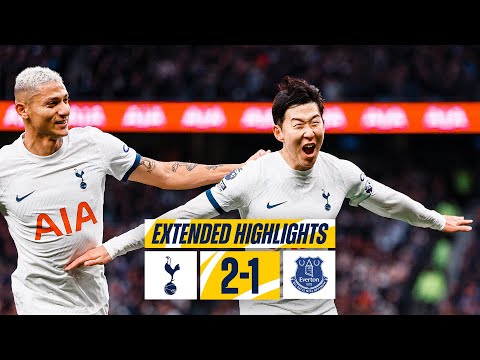 TOTTENHAM HOTSPUR 2-1 EVERTON // EXTENEDED PREMIER LEAGUE HIGHLIGHTS