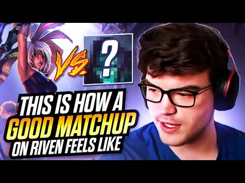This Is How A GOOD MATCHUP On Riven Feels Like..