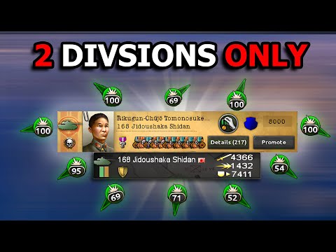 World Conquest With Only 2 Divisions
