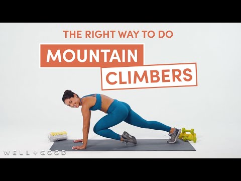 How to Do Mountain Climbers | The Right Way | Well+Good thumnail