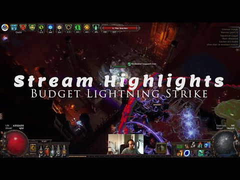Budget Lightning Strike Raider Stream Highlights - Path of Exile 3.15