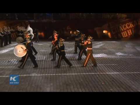 Stunning closing ceremony of international military music festival wows Muscovites