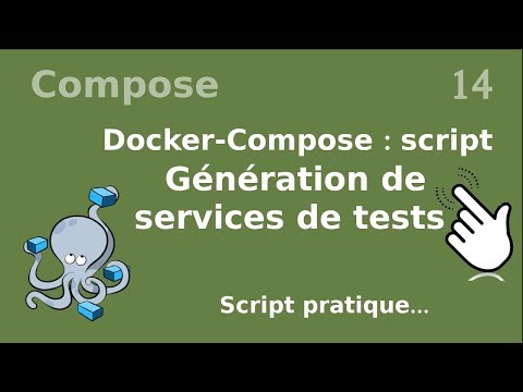 Docker compose 14 Script lancement de conteneurs utilitaires