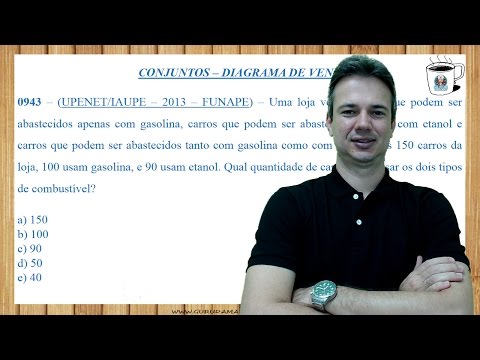 0943 - UPENET/IAUPE - 2013 - FUNAPE - DIAGRAMA DE VENN (www.gurudamatematica.com.br)