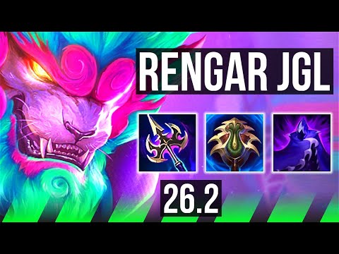RENGAR vs VOLIBEAR (JGL) | Good KDA: 19/1/6, 44K damage | EUW Master | 26.2