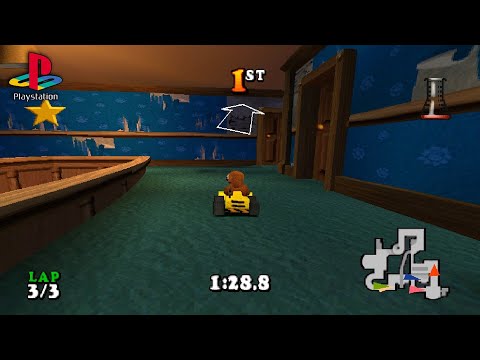 Muppet RaceMania (PS1 Gameplay)