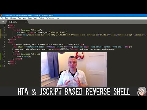ED41 - HTA & JScript Based Reverse Shell