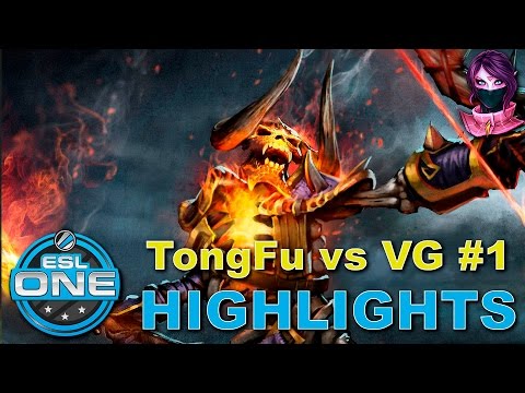 Highlights TongFu vs VG #1 (bo3)  | ESL One New York (Reborn Voice Bug 21.09.2015)