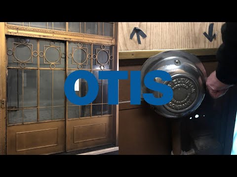 AMAZING Historic Manually-Controlled OTIS Traction Elevator - Odd Fellows Hall - San Francisco, CA
