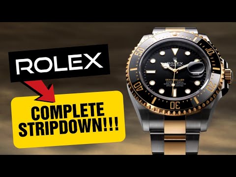 COMPLETE STRIPDOWN! $13.000 ROLEX OYSTER DEEPSEA SEA-DWELLER | Watch Repair | DIY Tutorial cal. 3135