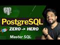 Master POSTGRESQL In ONE VIDEO Beginner To Advanced Course For Beginners In Hindi MPrashant