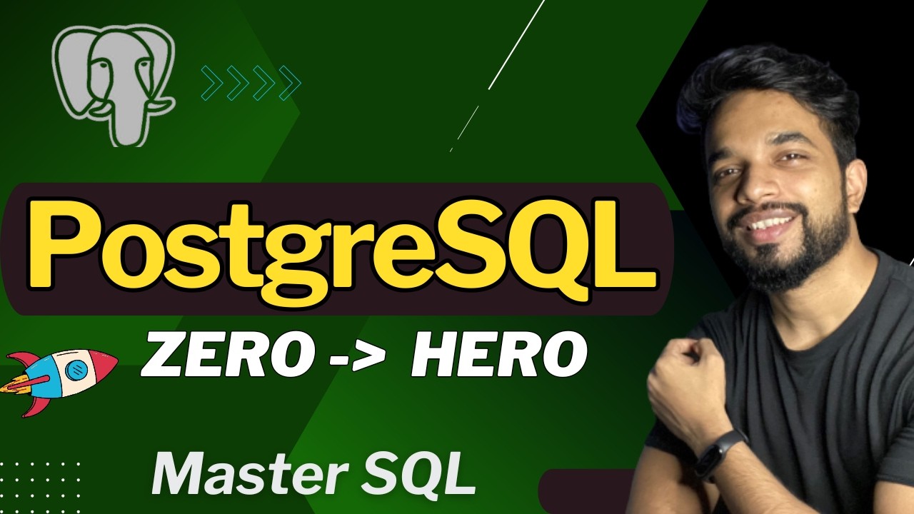 Master POSTGRESQL in ONE VIDEO: Beginner to Advanced Course For Beginners in Hindi | MPrashant