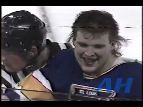 NHL Dec. 20, 1989 Chicago Blackhawks v St. Louis Blues (melee) Dave Manson v Tony Twist